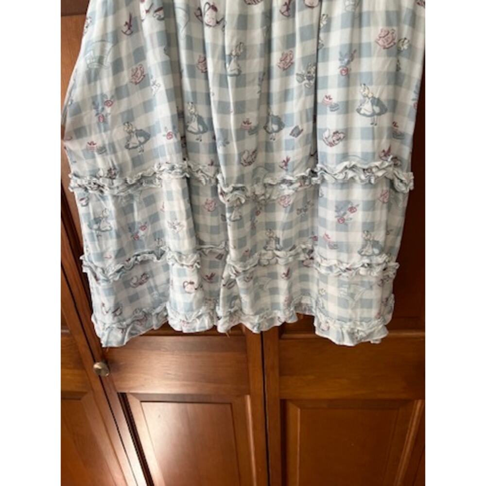 Disney Her Universe Alice in Wonderland Gingham Tiered Dress Cottagecore SZ 2X - Picture 10 of 11